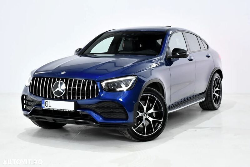 Albastru Utilizat 2021 Mercedes GLC400d AMG line Coupe | 44.500 EUR - Imagine 1/4