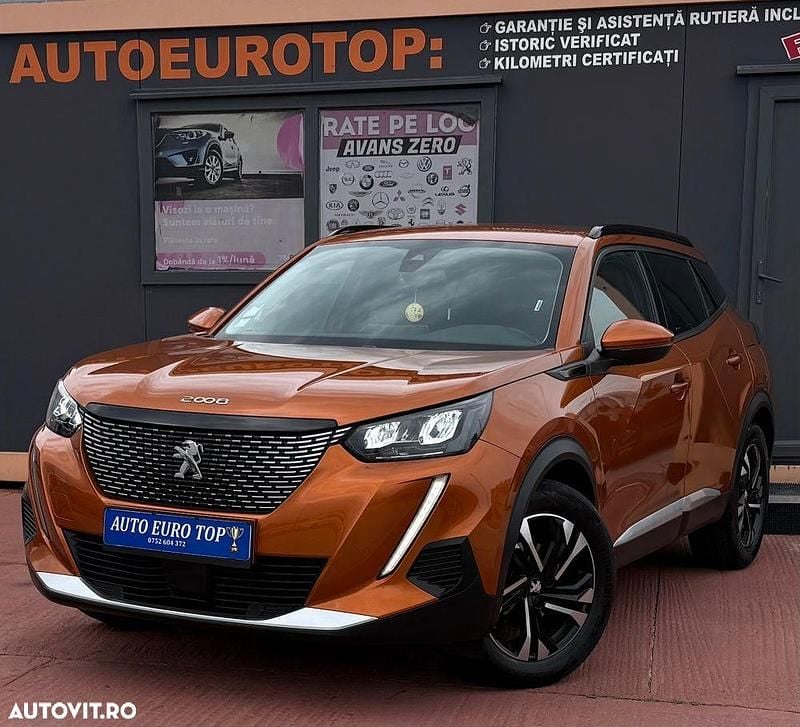Portocaliu Utilizat 2021 Peugeot 2008 Allure SUV | 15.990 EUR (Preț OK) - Imagine 1/4