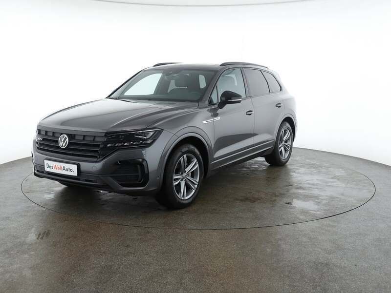 Gri mediumetalic Utilizat 2021 VW Touareg R-line SUV | 51.800 EUR - Imagine 1/4