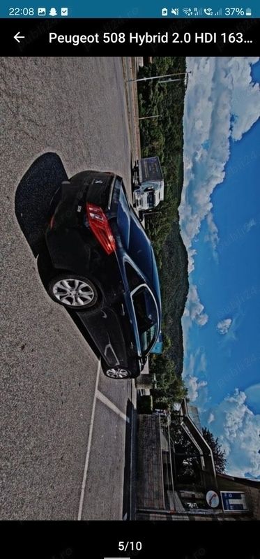 Second-hand Peugeot 508 200 CP (147 kW) 2013 Negru Berlinǎ