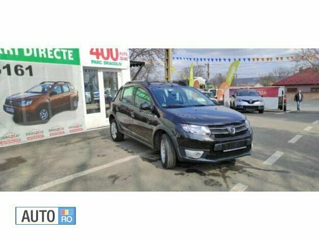 Negru Utilizat 2015 Dacia Sandero Hatchback | 6.999 EUR (Preț OK) - Imagine 1/4