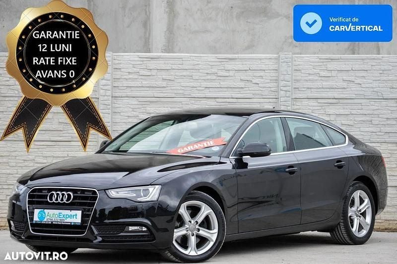Culoarenegru Utilizat 2014 Audi A5 Sportback Premium Berlinǎ | 12.880 EUR (Preț bun) - Imagine 1/4