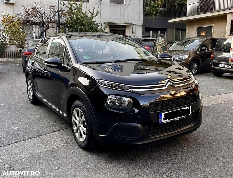 Culoarenegru Utilizat 2018 Citroën C3 Feel Hatchback | 7.900 EUR (Preț OK) - Imagine 1/4