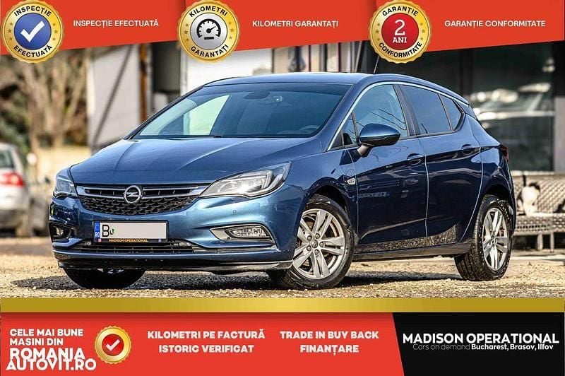 Culoarealbastru Utilizat 2016 Opel Astra Enjoy Hatchback | 5.150 EUR (Super Preț) - Imagine 1/4
