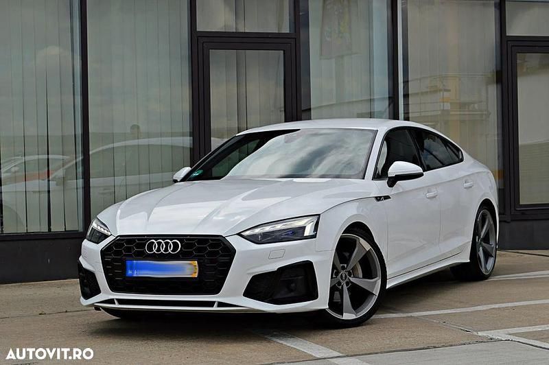 Culoarealb Utilizat 2021 Audi A5 Sportback S-Line Hatchback | 25.950 EUR (Preț OK) - Imagine 1/4