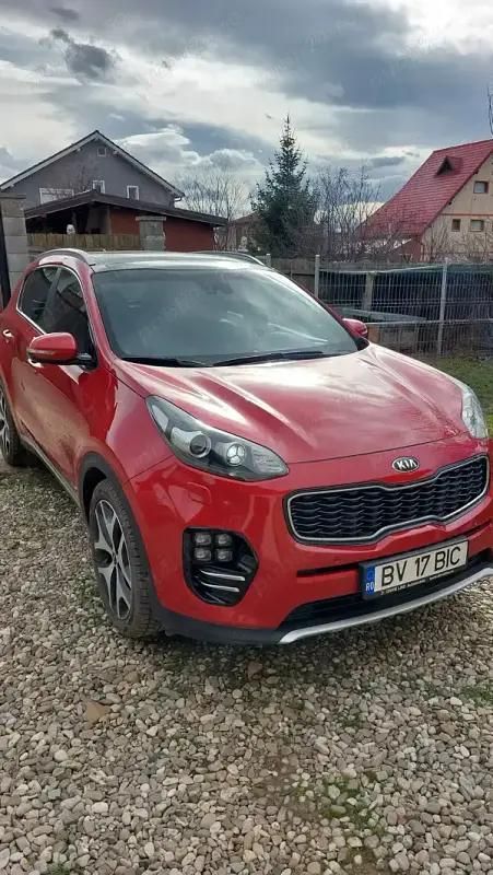 Rosu Utilizat 2017 Kia Sportage GT-Line SUV | 15.900 EUR (Preț bun) - Imagine 1/4