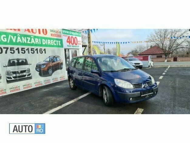 Second-hand Renault Scénic II 110 CP (80 kW) 2006 Albastru Monovolum