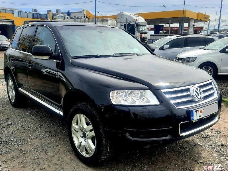 Negru Utilizat 2005 VW Touareg SUV | 4.690 EUR (Puțin scump) - Imagine 1/4