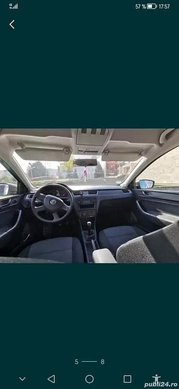 Second-hand Skoda Rapid 105 CP (77 kW) 2013 Albastru Berlinǎ