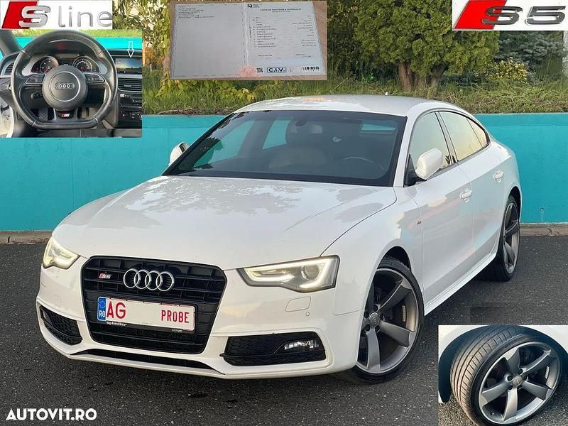 Culoarealb Second-hand 2015 Audi A5 Sportback Sport Hatchback | 14.500 EUR (Preț OK) - Imagine 1/4