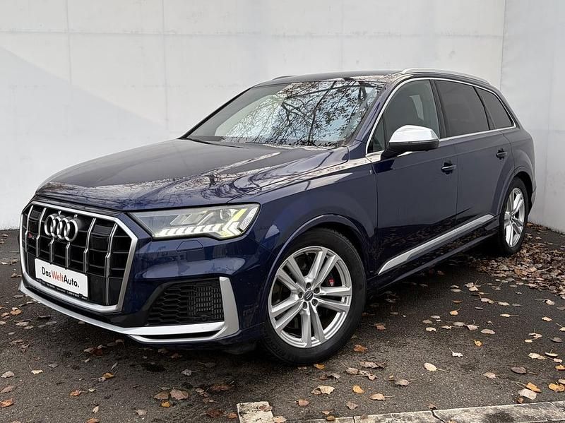 Albastru inchis metalic Utilizat 2020 Audi SQ7 SUV | 43.700 EUR (Super Preț) - Imagine 1/4