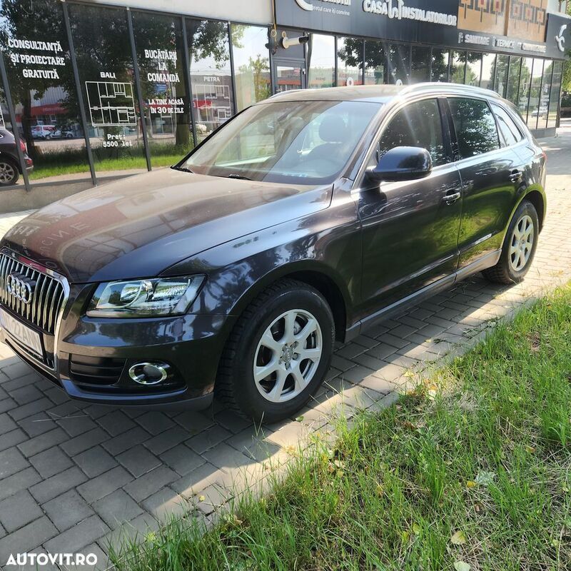 Negru Utilizat 2013 Audi Q5 SUV | 10.350 EUR (Preț bun) - Imagine 1/4