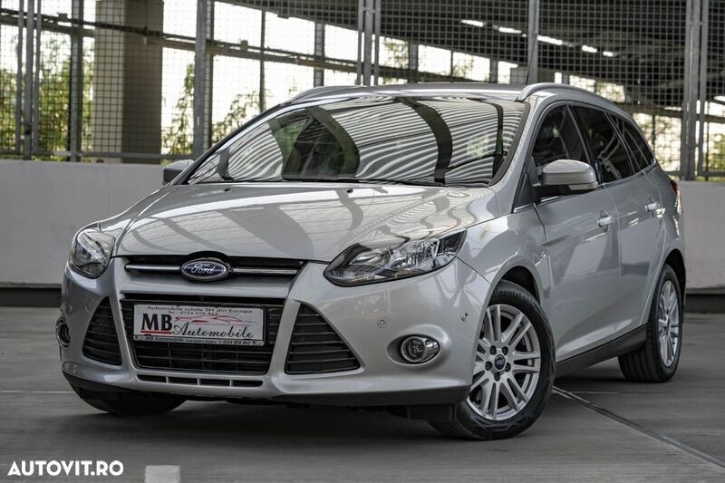 Argint Utilizat 2014 Ford Focus Titanium Break | 6.900 EUR (Preț OK) - Imagine 1/4