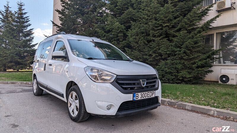 Alb Utilizat 2015 Dacia Dokker Van | 6.450 EUR (Scump) - Imagine 1/4