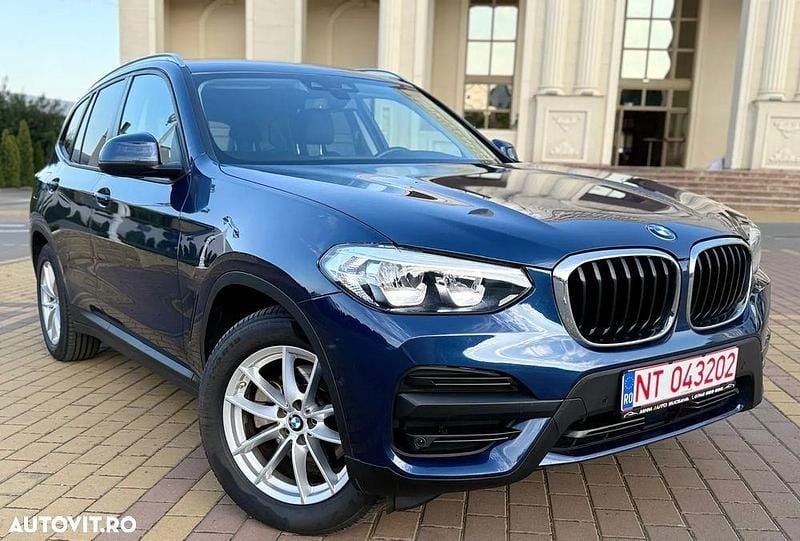 Culoarealbastru Utilizat 2021 BMW X3 xLine SUV | 24.990 EUR (Preț bun) - Imagine 1/4