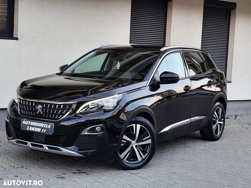 Negru Utilizat 2018 Peugeot 3008 SUV | 12.490 EUR (Preț bun) - Imagine 1/4