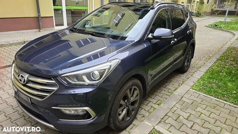 Culoarealbastru Utilizat 2017 Hyundai Santa Fe SUV | 18.150 EUR (Preț OK) - Imagine 1/4