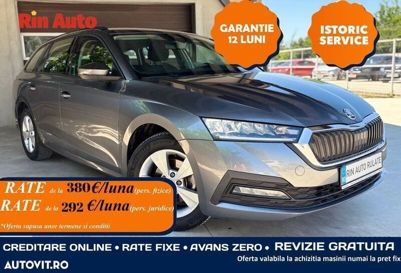 Gri Utilizat 2022 Skoda Octavia Ambition Break | 16.990 EUR (Preț OK) - Imagine 1/4