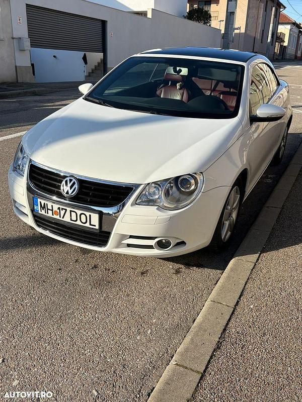 Second-hand VW Eos 140 CP (102 kW) 2008 Culoarealb Cabrio