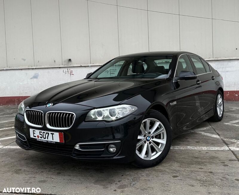 Negru Utilizat 2016 BMW 520 Luxury Line Berlinǎ | 15.200 EUR (Super Preț) - Imagine 1/4