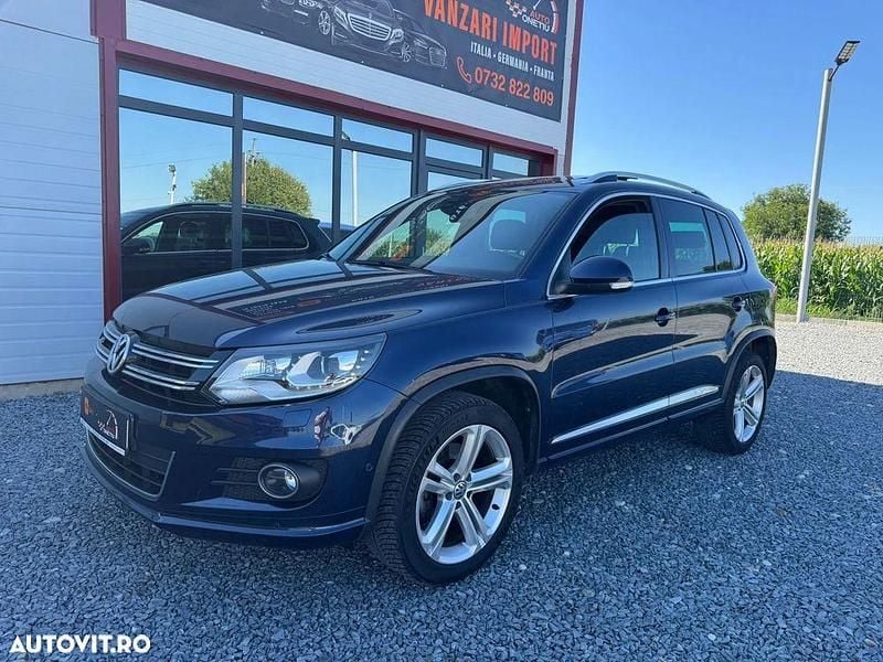 Culoarealbastru Utilizat 2014 VW Tiguan R-line SUV | 9.990 EUR (Preț bun) - Imagine 1/4