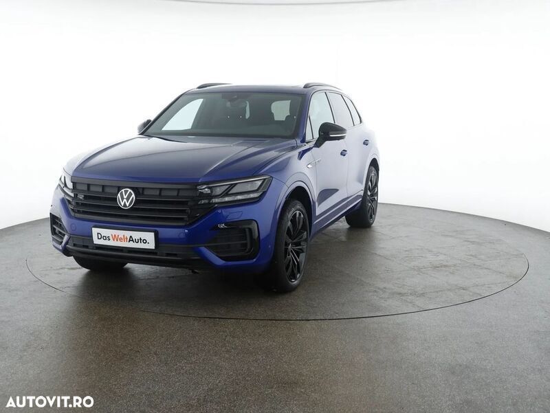 Albastru mediu normal Utilizat 2021 VW Touareg Style SUV | 55.300 EUR - Imagine 1/4