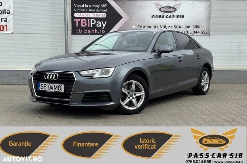 Gri Utilizat 2018 Audi A4 Design Break | 16.390 EUR - Imagine 1/4
