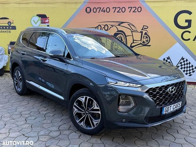 Gri Utilizat 2020 Hyundai Santa Fe SUV | 24.500 EUR (Preț bun) - Imagine 1/4