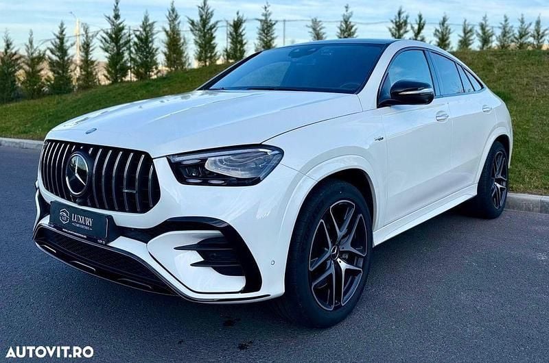 Culoarealb Utilizat 2024 Mercedes GLE53 AMG AMG Coupe | 99.900 EUR (Super Preț) - Imagine 1/4