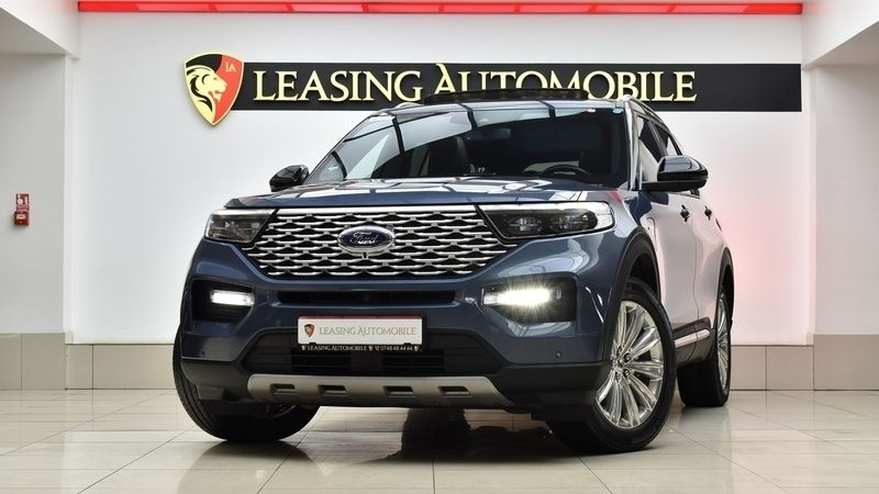 Albastru Utilizat 2021 Ford Explorer Platinum SUV | 33.990 EUR - Imagine 1/4