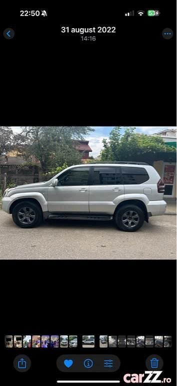 Gri Utilizat 2007 Toyota Land Cruiser SUV | 14.300 EUR (Preț bun) - Imagine 1/4