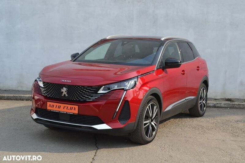 Rosu Utilizat 2022 Peugeot 3008 GT SUV | 24.390 EUR - Imagine 1/4