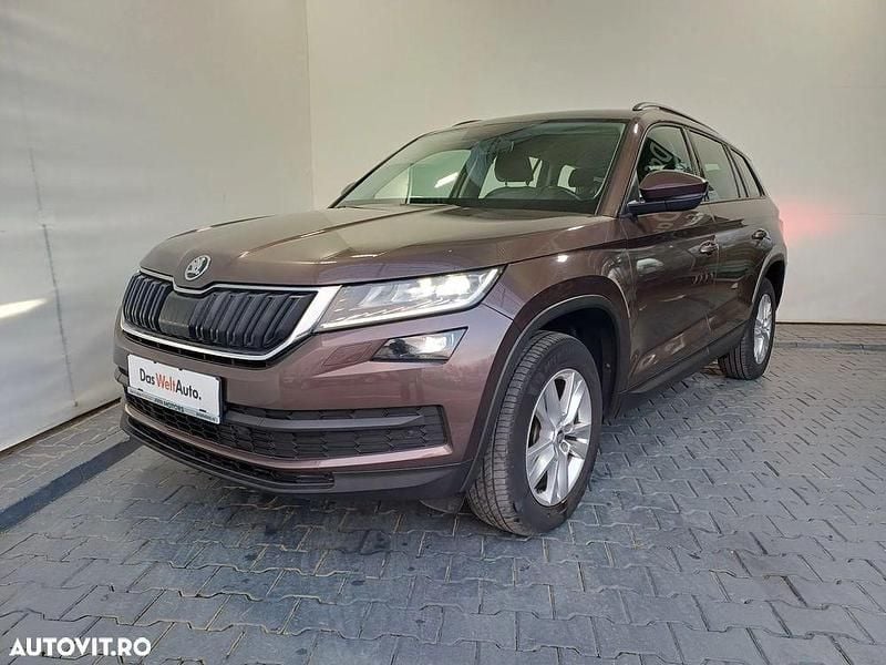 Maro mediu metalic Utilizat 2019 Skoda Kodiaq Ambition SUV | 25.450 EUR (Preț OK) - Imagine 1/4