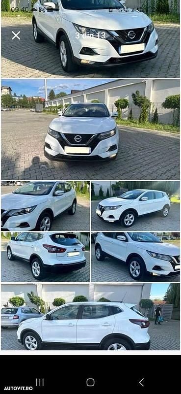 Culoarealb Utilizat 2021 Nissan Qashqai N-Connecta SUV | 14.950 EUR (Preț bun) - Imagine 1/4