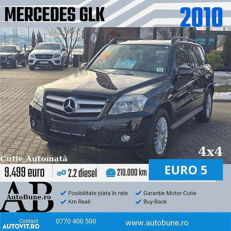 Culoarenegru Utilizat 2010 Mercedes GLK220 SUV | 9.499 EUR (Preț OK) - Imagine 1/4