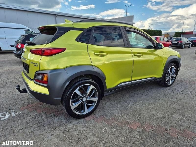 Second-hand Hyundai Kona Premium 136 CP (100 kW) 2019 Culoareverde SUV