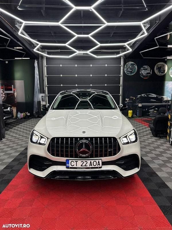 Culoarealb Utilizat 2022 Mercedes GLE53 AMG AMG Line Premium Coupe | 84.900 EUR (Super Preț) - Imagine 1/4