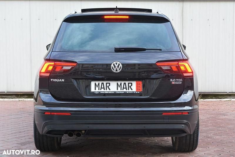 Second-hand VW Tiguan Sound 150 CP (110 kW) 2018 Culoarenegru SUV