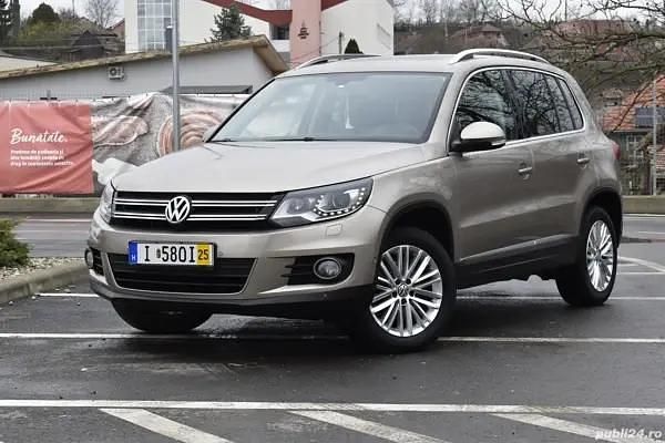 Bej Utilizat 2015 VW Tiguan Cup SUV | 11.999 EUR (Preț OK) - Imagine 1/4