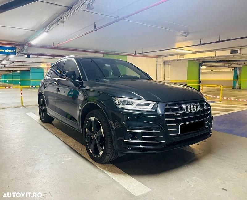 Culoarenegru Utilizat 2019 Audi Q5 S-Line SUV | 28.000 EUR (Preț OK) - Imagine 1/4