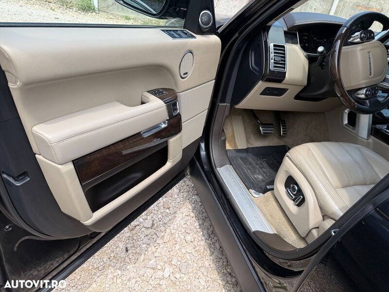 Negru Utilizat 2016 Land Rover Range Rover Vogue SUV | 26.999 EUR - Imagine 1/4