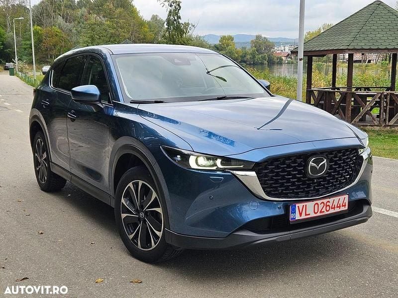 Culoarealbastru Utilizat 2022 Mazda CX-5 Exclusive-Line SUV | 19.500 EUR (Preț OK) - Imagine 1/4