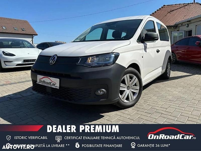 Alb Utilizat 2021 VW Caddy Monovolum | 18.292 EUR - Imagine 1/4
