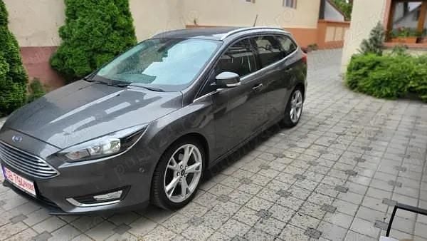 Gri Utilizat 2017 Ford Focus Titanium Break | 7.990 EUR (Preț bun) - Imagine 1/4