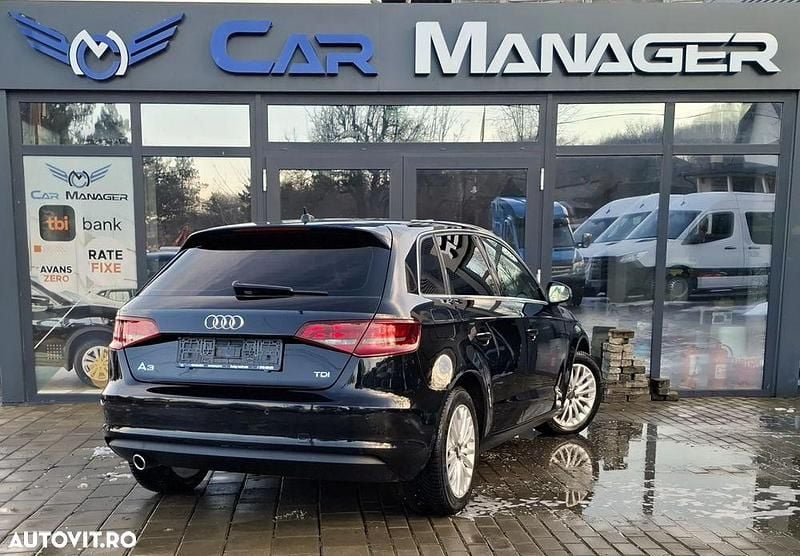 Second-hand Audi A3 Ambiente 110 CP (80 kW) 2015 Culoarenegru Break