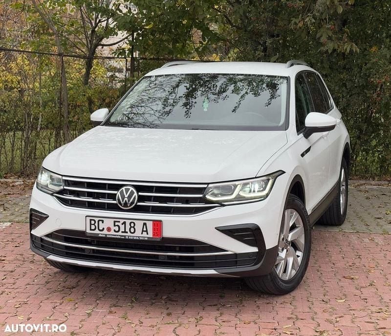 Culoarealb Utilizat 2021 VW Tiguan Elegance SUV | 20.500 EUR (Super Preț) - Imagine 1/4