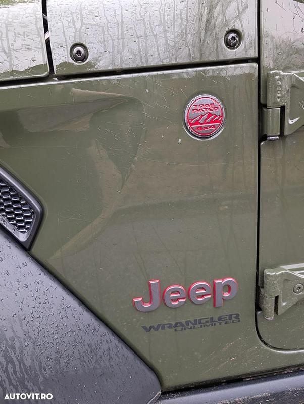 Second-hand Jeep Wrangler Rubicon 272 CP (200 kW) 2022 Culoareverde SUV