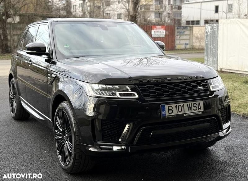 Second-hand Land Rover Range Rover Sport HSE Dynamic 300 CP (220 kW) 2021 Culoarenegru SUV