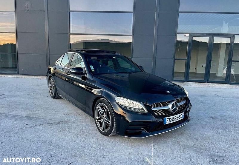 Negru Utilizat 2020 Mercedes C220 AMG line Berlinǎ | 19.900 EUR (Super Preț) - Imagine 1/4