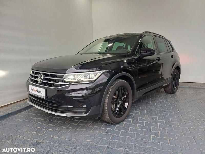 Culoarenegru Utilizat 2021 VW Tiguan Sport SUV | 30.700 EUR (Puțin scump) - Imagine 1/4